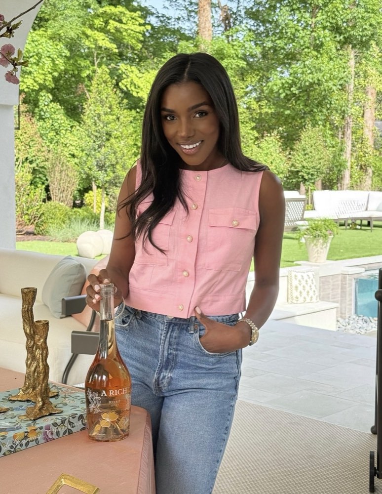 Ariel Richardson, founder of A Rich, hosting at home
